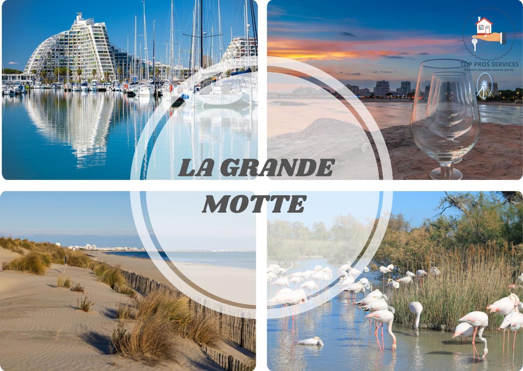 Les Marines Port 2 Min Plage Camargue- Top Pros Services Conciergerie La Grande Motte モーギオ エクステリア 写真